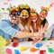 80 Pcs Fiesta Party Decorations Sombrero Headband Cinco de Mayo Fiesta Necklaces Bead Mexican Theme Paper Glasses Plastic Maracas Beards For Mexican Carnival Costume Decor